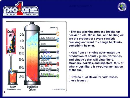 Refining Crude Oil The cat-cracking process breaks up heavier fuels. Diesel fuel and heating oil are the product of severe catalytic cracking and want.