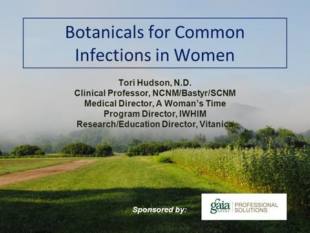 Botanicals for Common Infections in Women