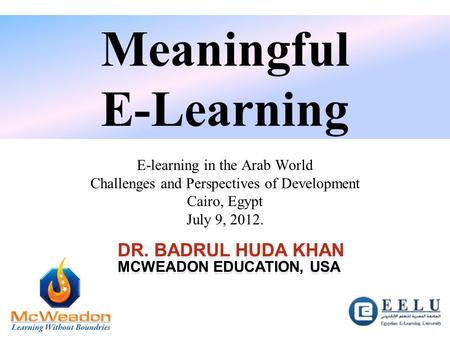 MCWEADON EDUCATION, USA