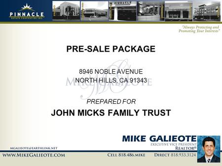 JOHN MICKS FAMILY TRUST