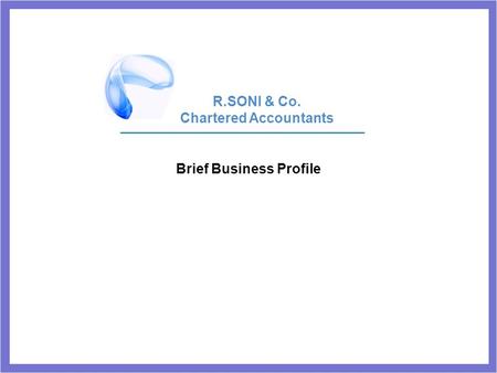 Chartered Accountants Brief Business Profile