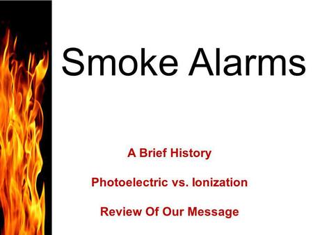 Photoelectric vs. Ionization