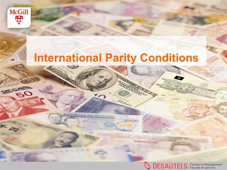 International Parity Conditions