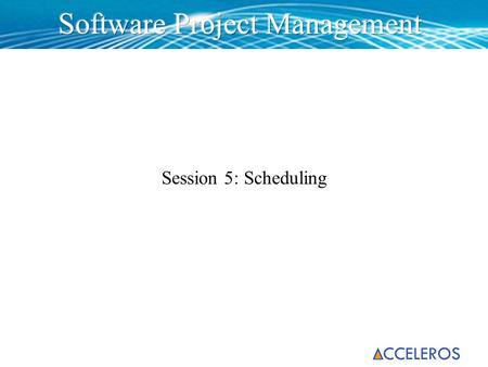 Software Project Management