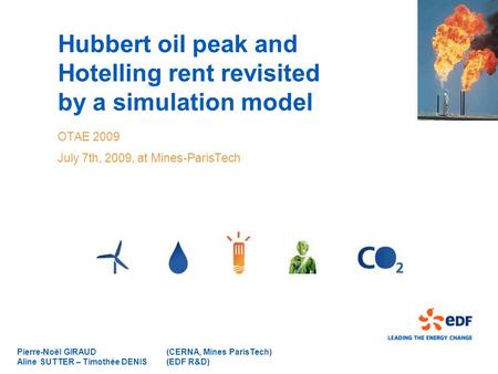 Hubbert oil peak and Hotelling rent revisited by a simulation model