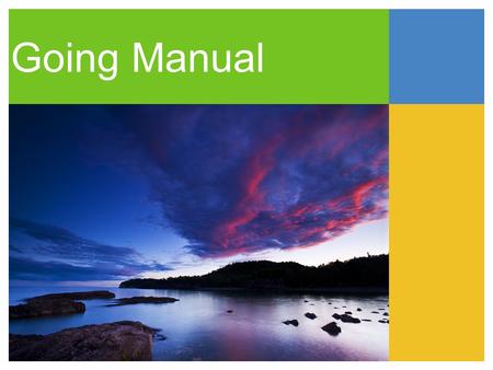 Going Manual. From Auto to Manual Auto: Point the Car - Step on the Gas - easy. Not too enjoyable, but easy. Manual: Point the Car - Work the gas, work.