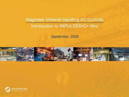 Magnetek Material Handling AC Controls