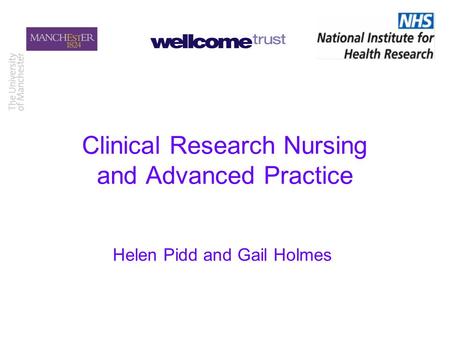 Clinical Research Nursing and Advanced Practice