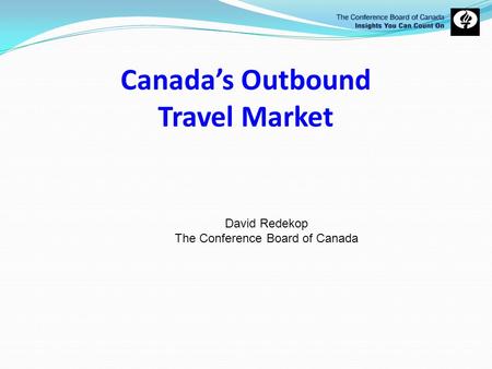 Canada’s Outbound Travel Market