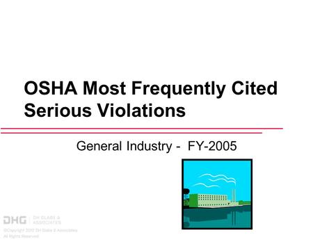 OSHA Most Frequently Cited Serious Violations