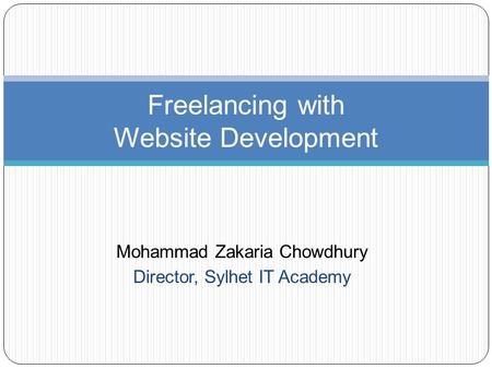 Freelancing with Website Development