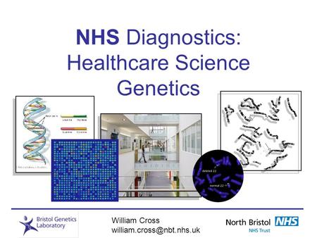 NHS Diagnostics: Healthcare Science Genetics