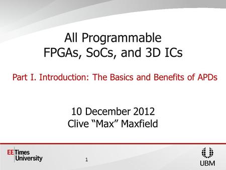 All Programmable FPGAs, SoCs, and 3D ICs