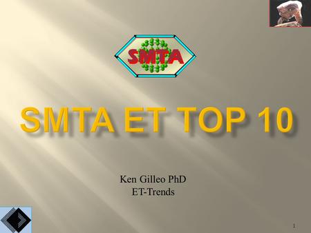 Ken Gilleo PhD ET-Trends 1 SMTA. Weve always been doing nano We just gave it a name and big bucks But Nano gets crushed by the establishment The Nano.