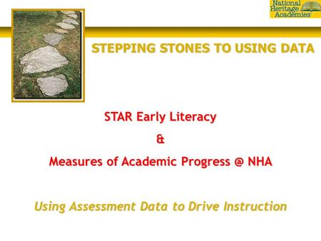 STEPPING STONES TO USING DATA