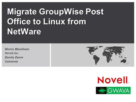 Migrate GroupWise Post Office to Linux from NetWare