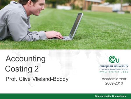 Accounting Costing 2 Prof. Clive Vlieland-Boddy Academic Year