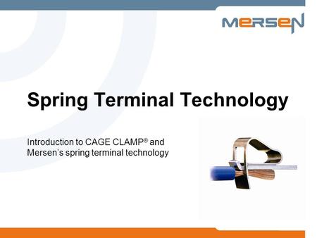 Spring Terminal Technology