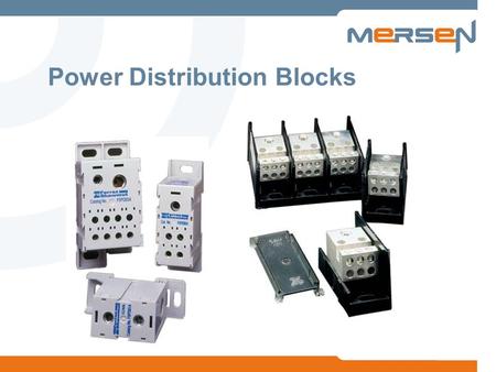 Power Distribution Blocks. 2 Typically, PDBs facilitate getting power from the Main (high ampacity) to the Load (low ampacity), while conforming to Codes.