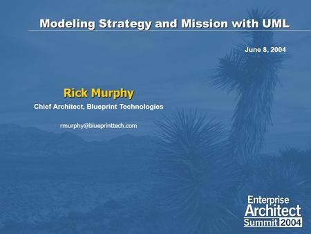 Modeling Strategy and Mission with UML