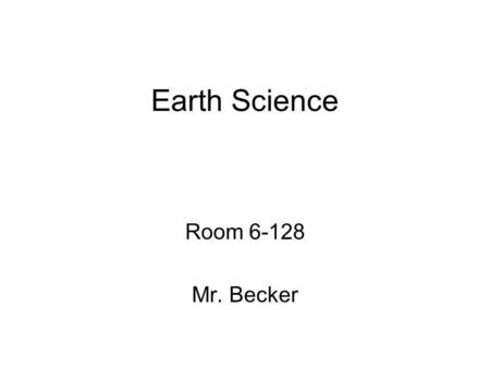 Earth Science Room 6-128 Mr. Becker. Analyzing Seismic Waves.