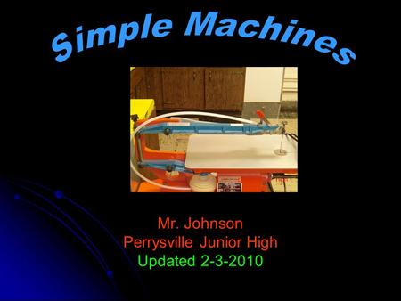 Mr. Johnson Perrysville Junior High Updated