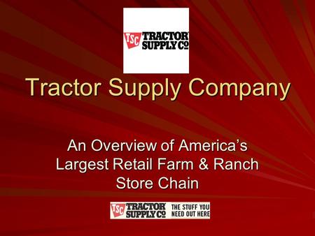 Tractor Supply Company