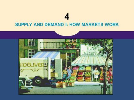 SUPPLY AND DEMAND I: HOW MARKETS WORK