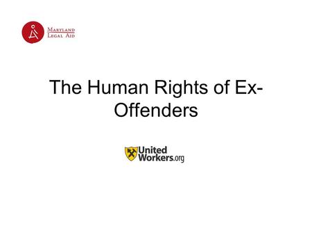 The Human Rights of Ex-Offenders