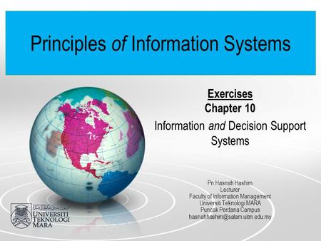 Principles of Information Systems