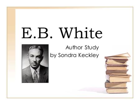 Author Study by Sondra Keckley