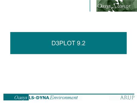 D3PLOT 9.2.