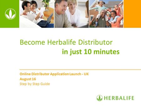 Become Herbalife Distributor in just 10 minutes