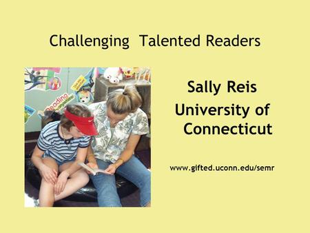 Challenging Talented Readers