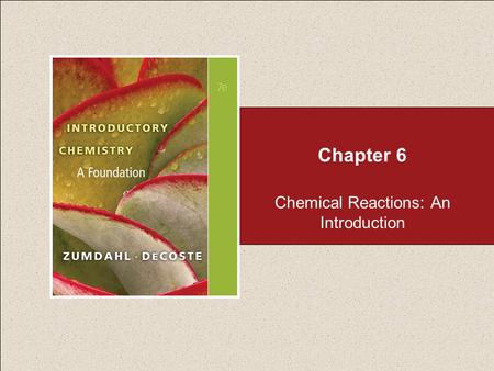 Chemical Reactions: An Introduction