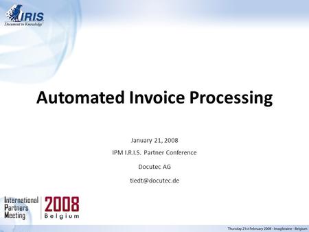 Automated Invoice Processing