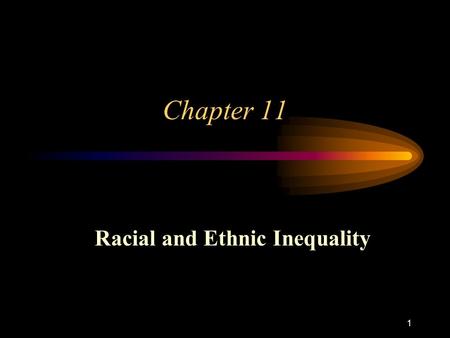 Racial and Ethnic Inequality