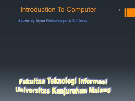 Introduction To Computer