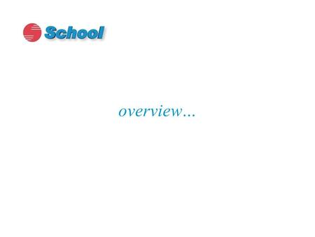 Overview…. Comprehensive Great value for money Training and support Easy to use Great mileage (used since 2002) why ts school? © Time Software 1993 –