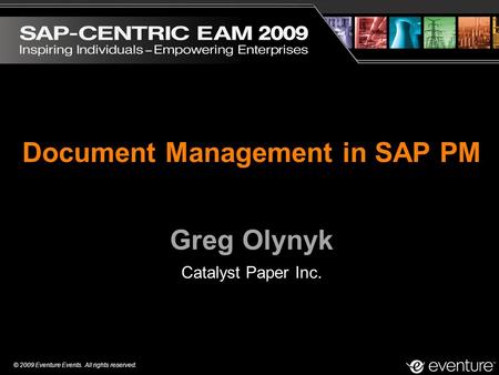 Document Management in SAP PM