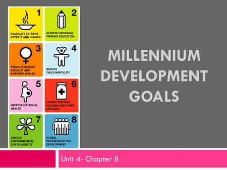 Millennium Development goals