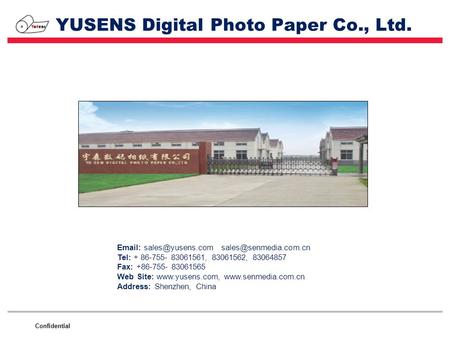 YUSENS Digital Photo Paper Co., Ltd.