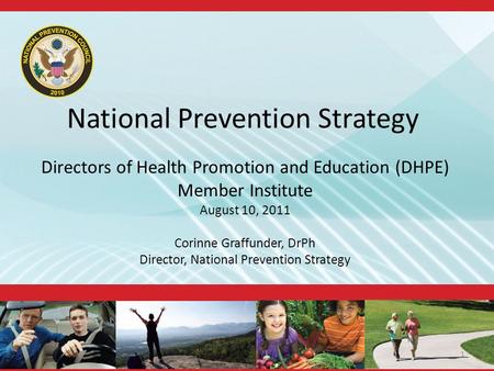 National Prevention Strategy