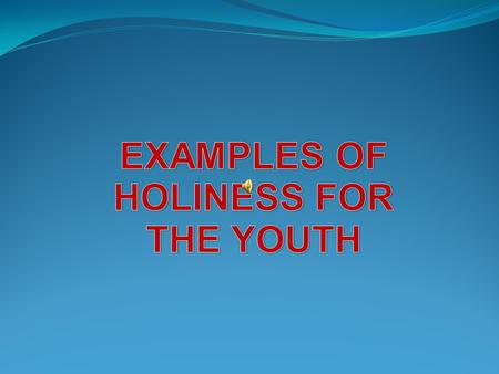 You can become a saint. Its easy! No! X Don Bosco told his boys that to become a saint is easy. Dominic Savio and Laura Vicuña listened to these.