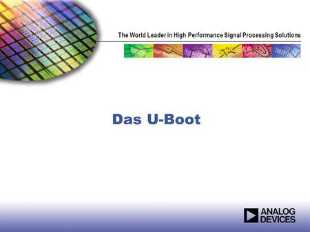 Das U-Boot 3/25/2017 Slide NOTE: