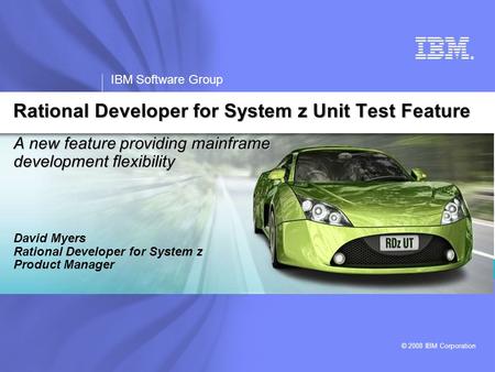 Rational Developer for System z Unit Test Feature