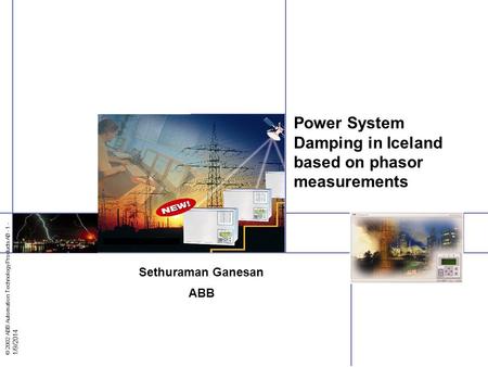 Power System Damping in Iceland based on phasor measurements