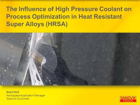 High Pressure Coolant DVD