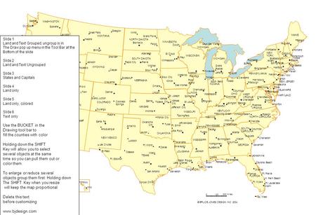 fill the counties with color Holding down the SHIFT