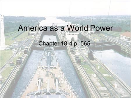 America as a World Power